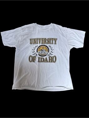 University of Idaho Vandals White Graphic Tee